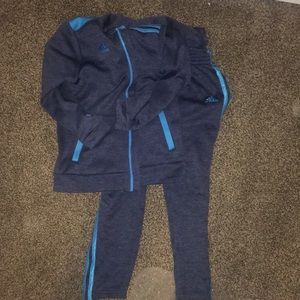 Adidas pants and hoodie
